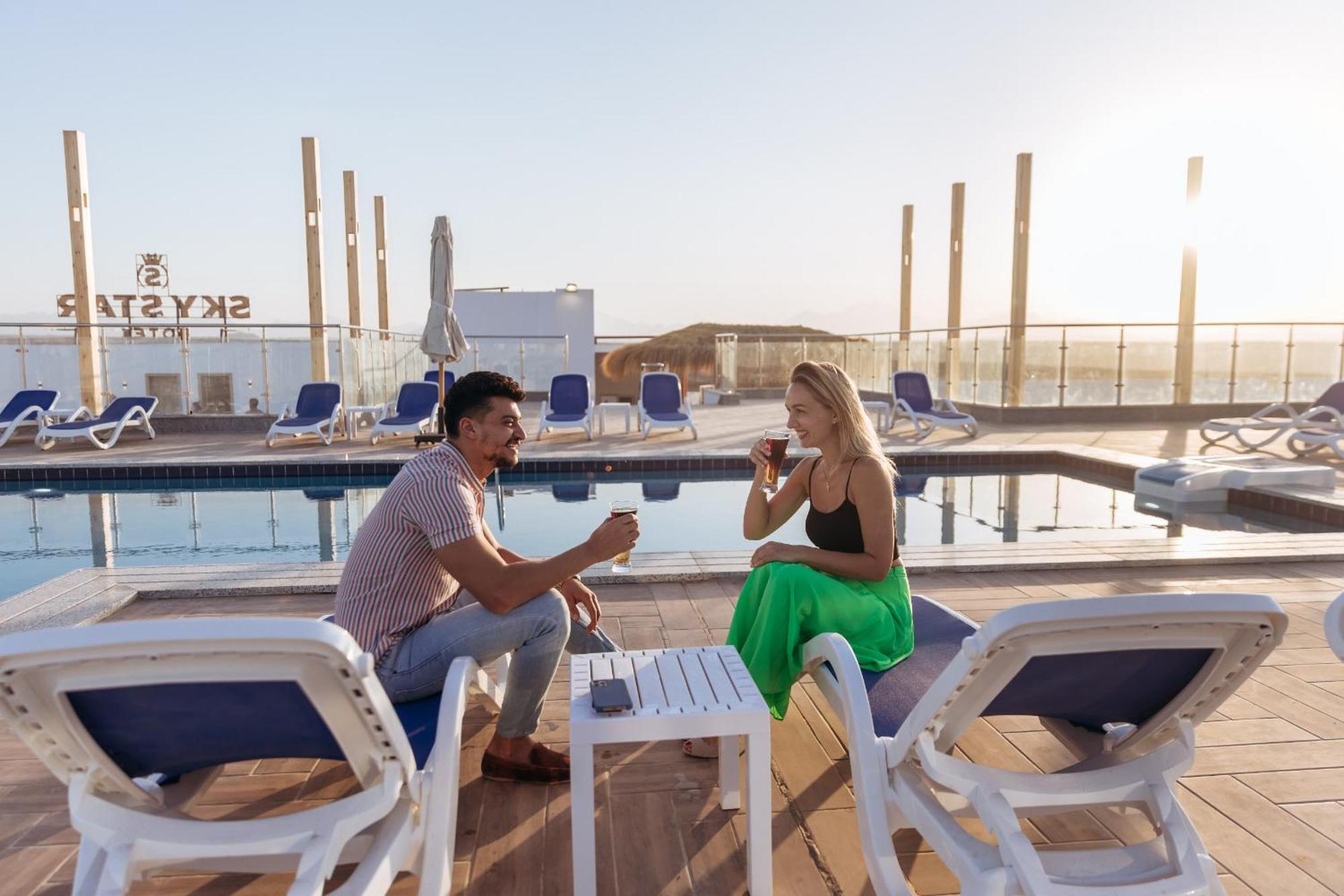 Sky Star Hotel Free Shuttle To Hurghada City Center المظهر الخارجي الصورة